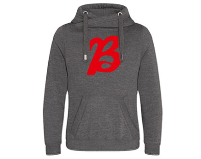 CROSS NECK HOODIE LOGO – Bild 2