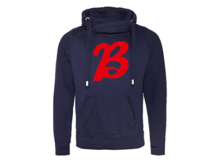 CROSS NECK HOODIE LOGO