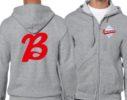 1HERREN ZIP-JACKE LOGO