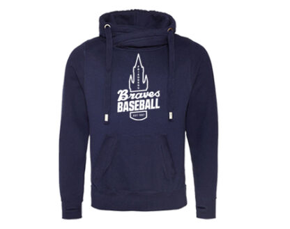 1a NEW CROSS NECK HOODIE TURM